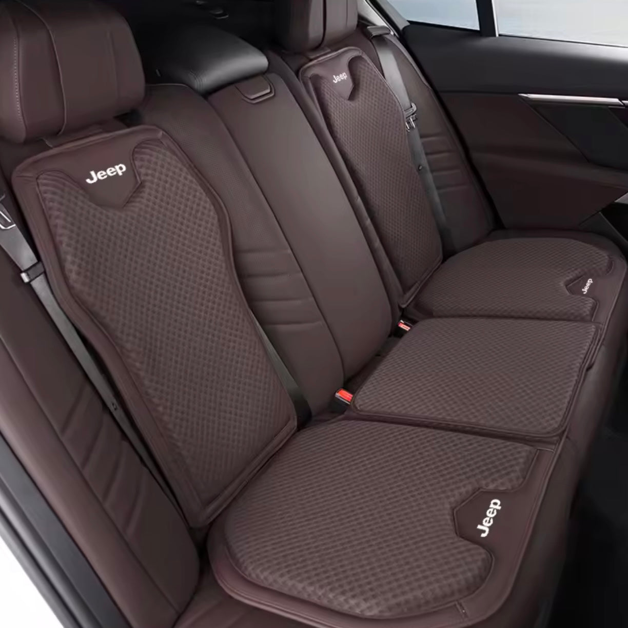 Jeep - Front & Rear Seat Covers with Anti-Slip Mat