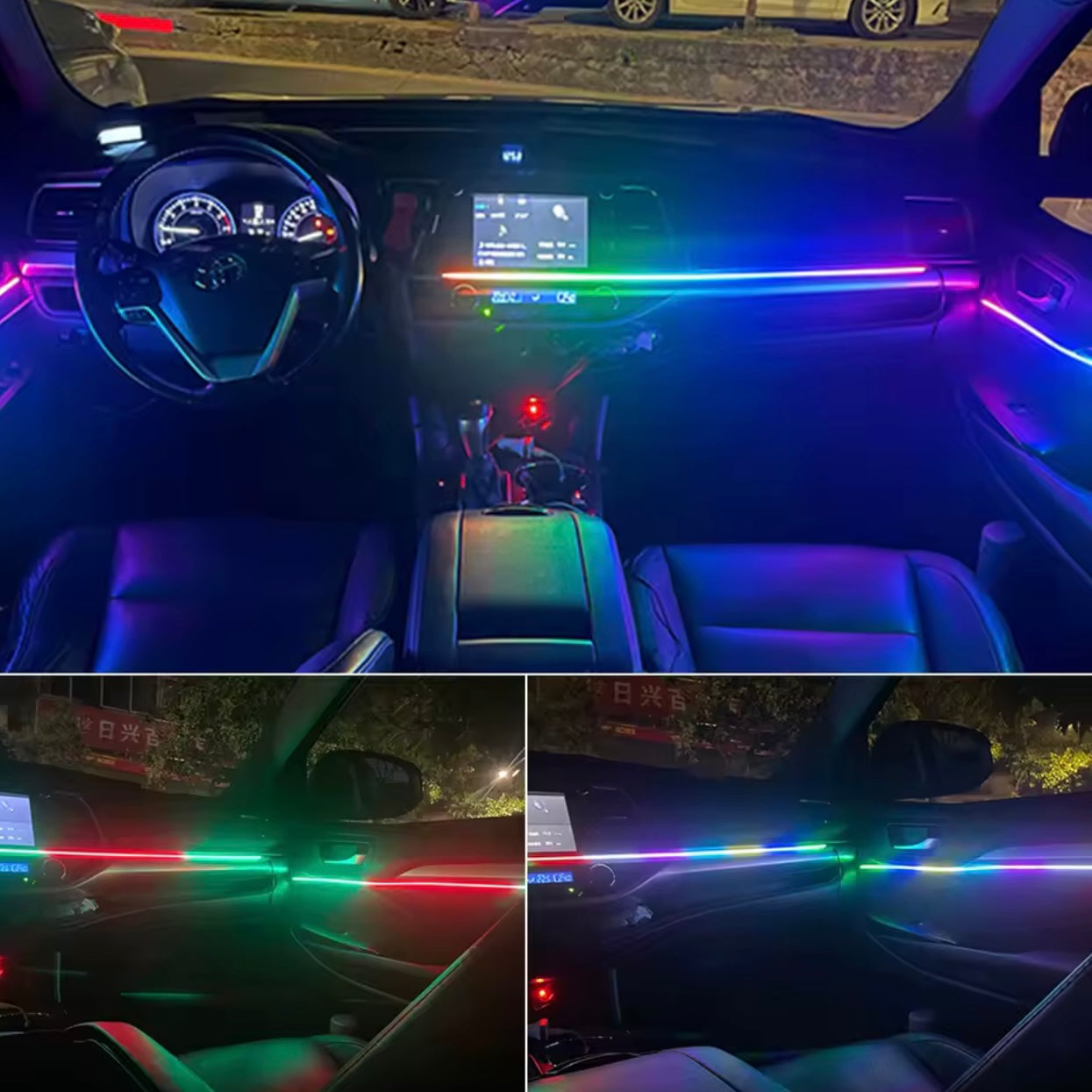 LED Interior Strip Lights with APP & Remote Control