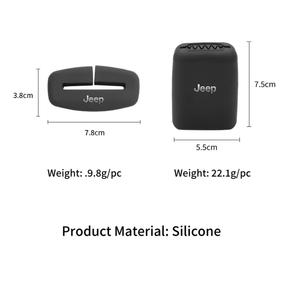 Jeep - Silicone Seatbelt Buckle Cover for Car