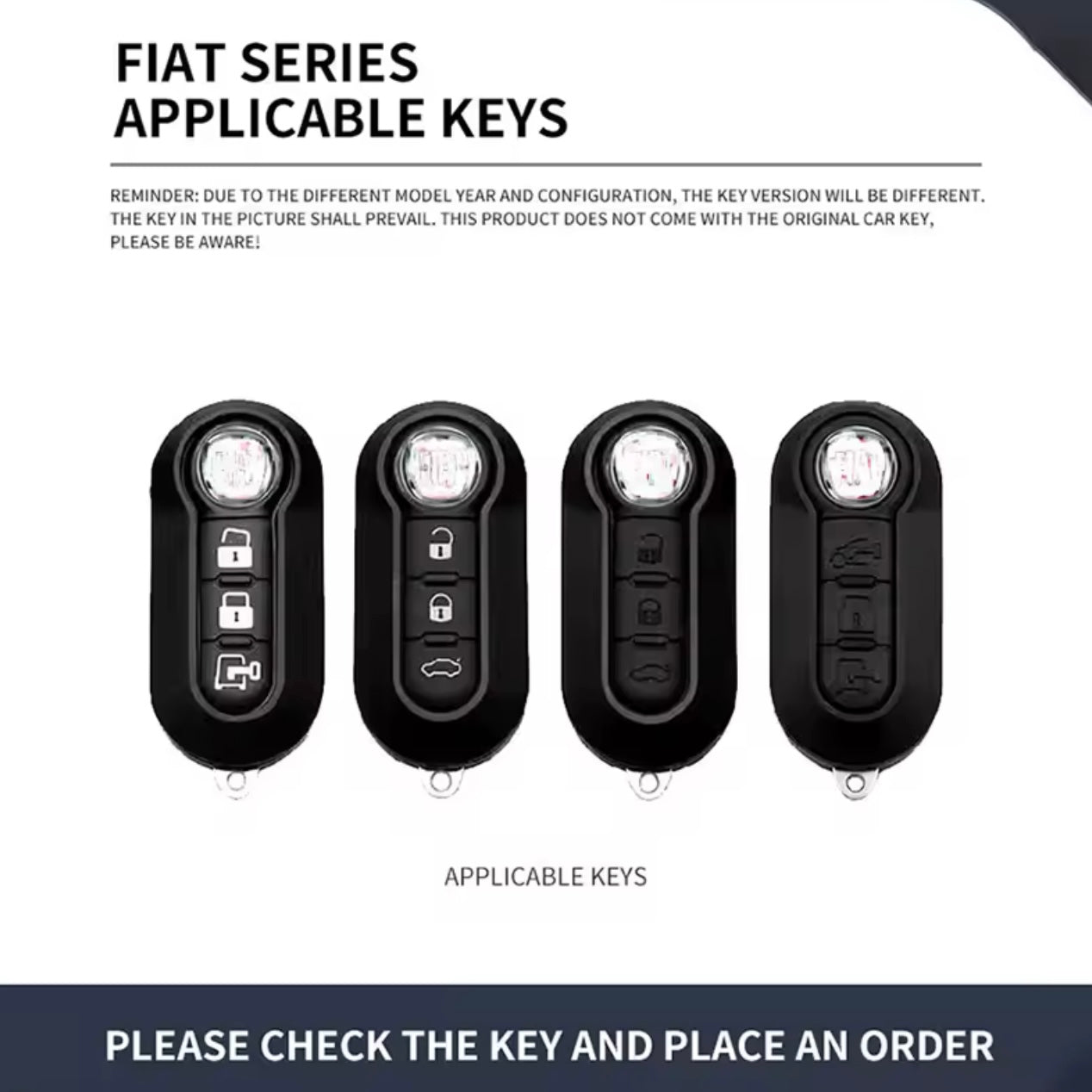 FIAT 500 - Zinc Alloy Car Key Protection Box