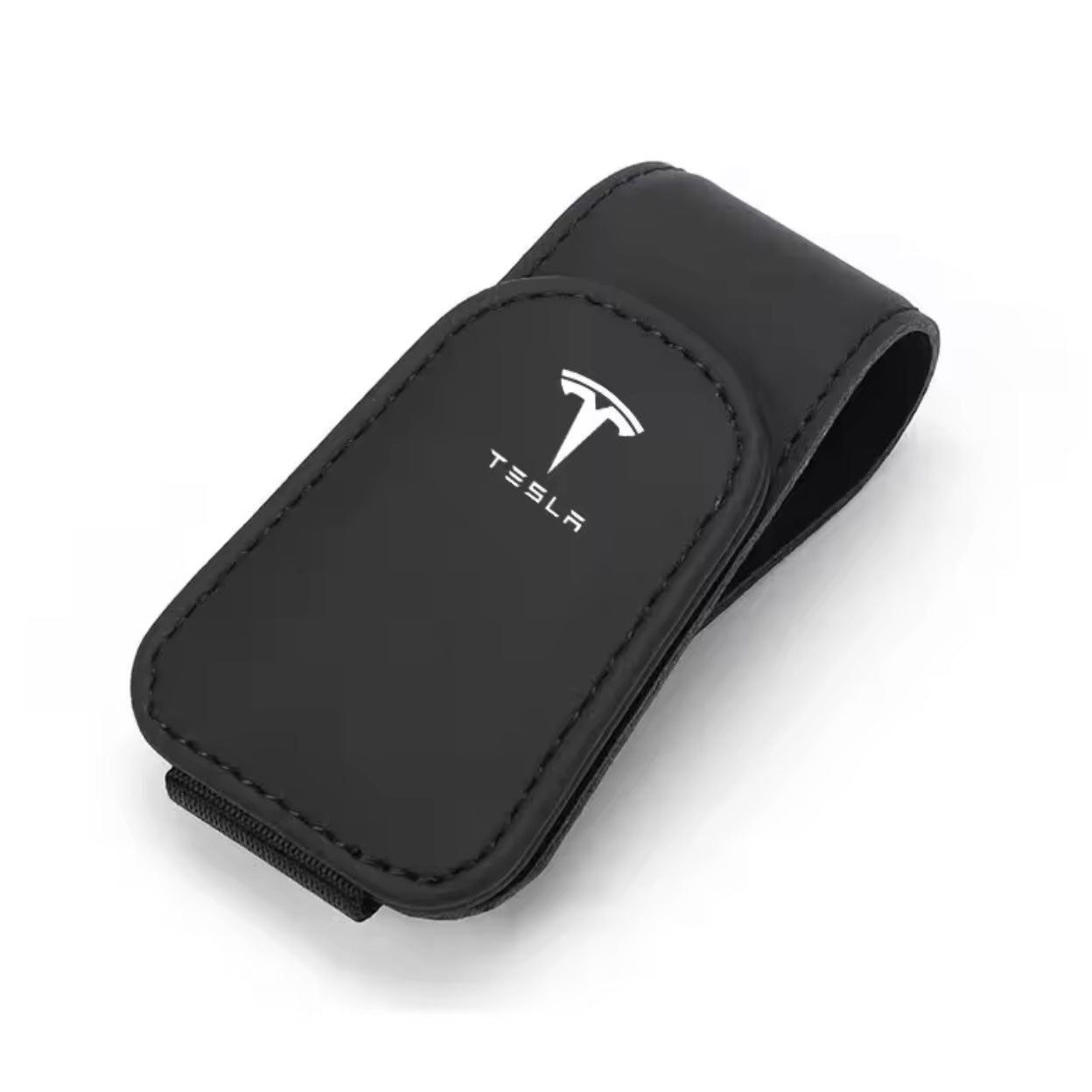 Tesla - Visor Sunglasses Clip & Storage Card Holder