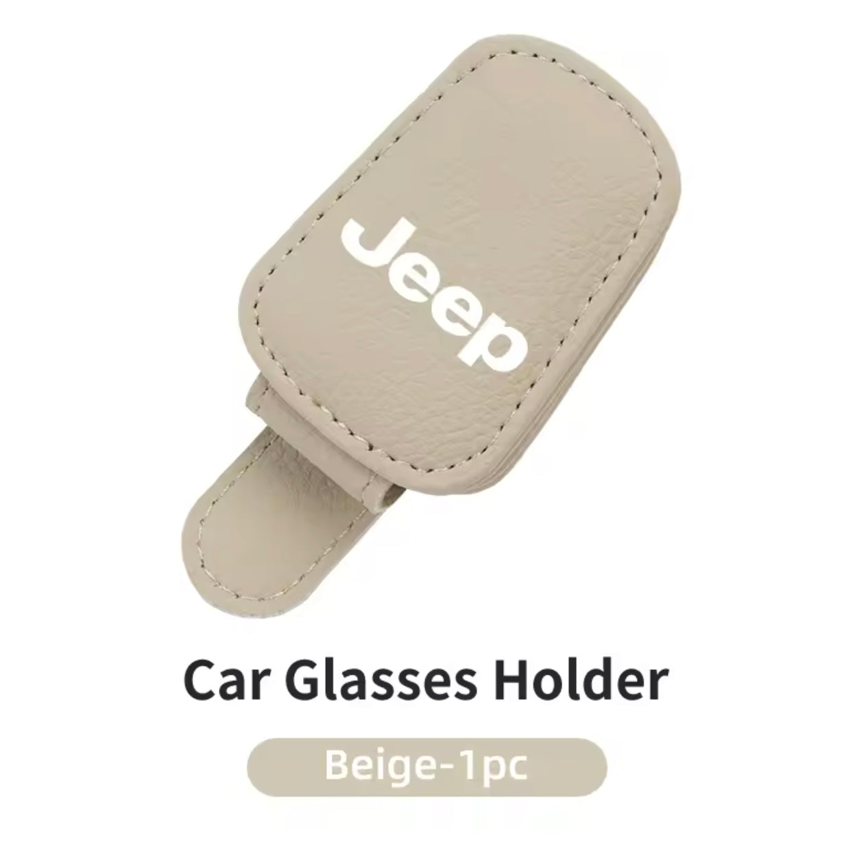 Jeep - Car Visor Glasses Holder & Card Organizer