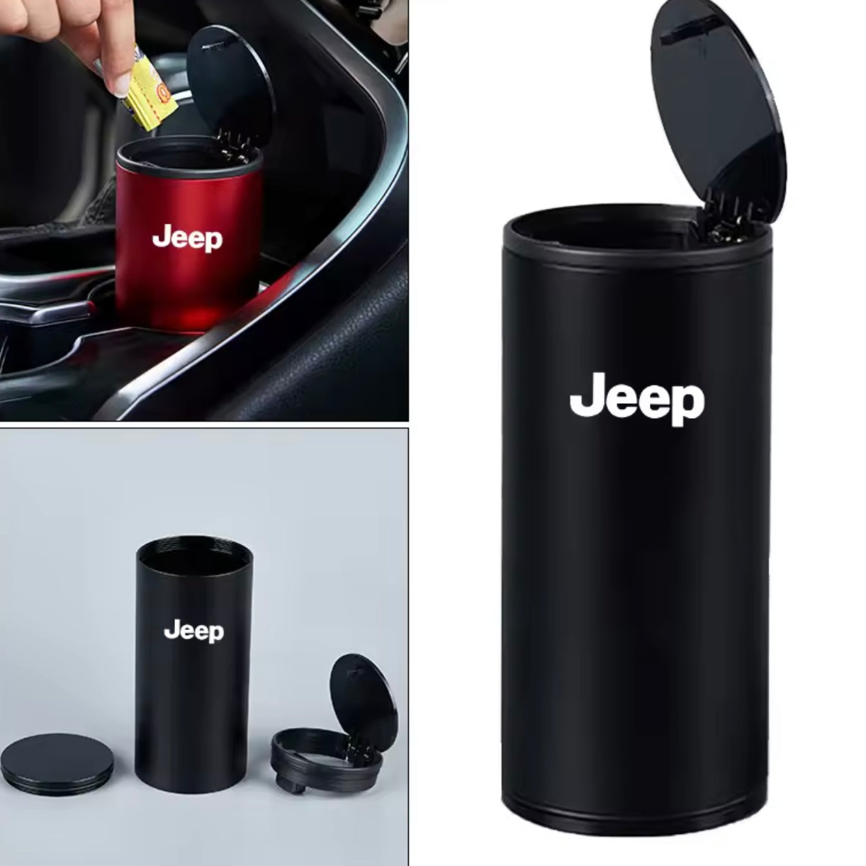 Jeep - Car Trash Can with Ashtray