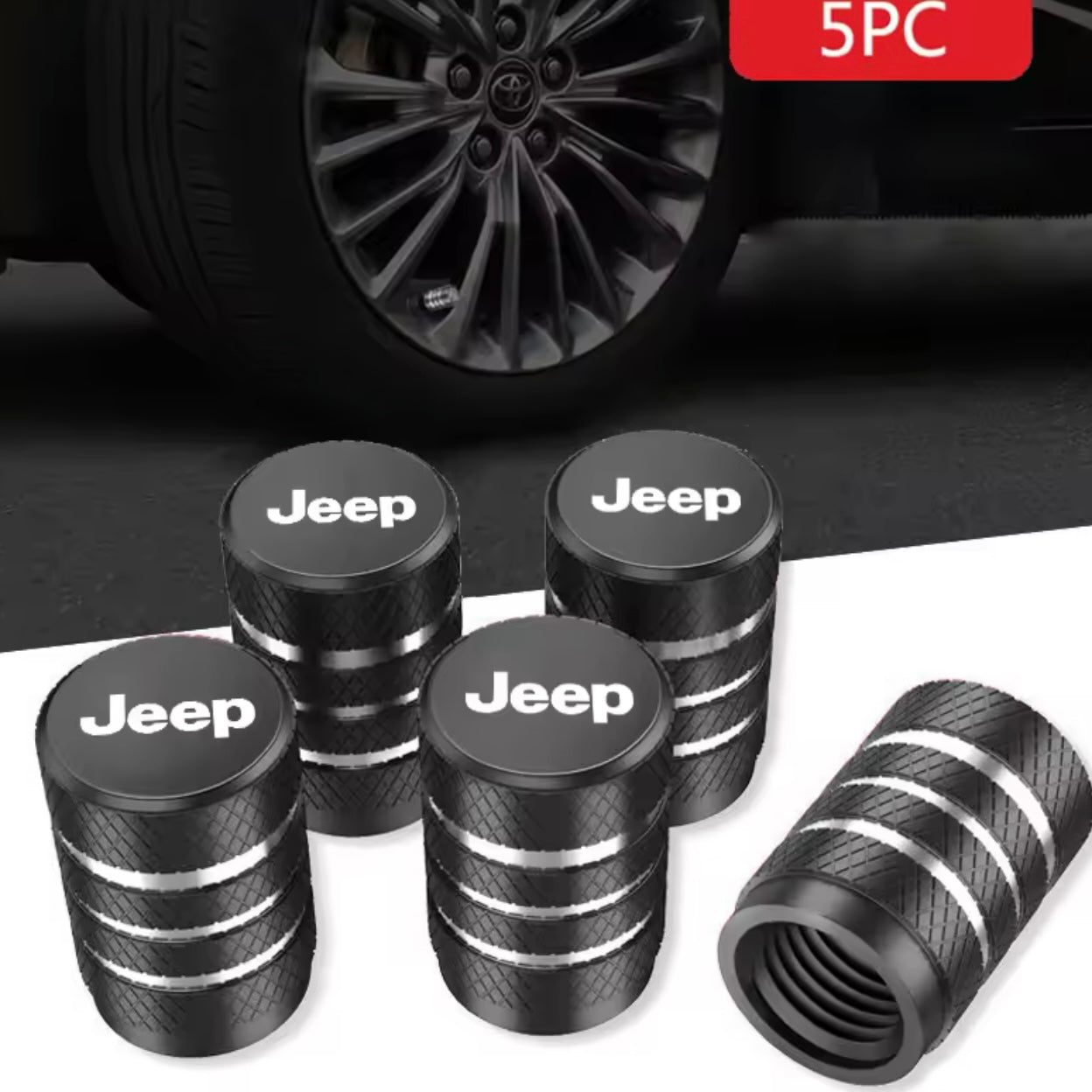 Jeep - High-Quality Car Tire Valve Stem Caps