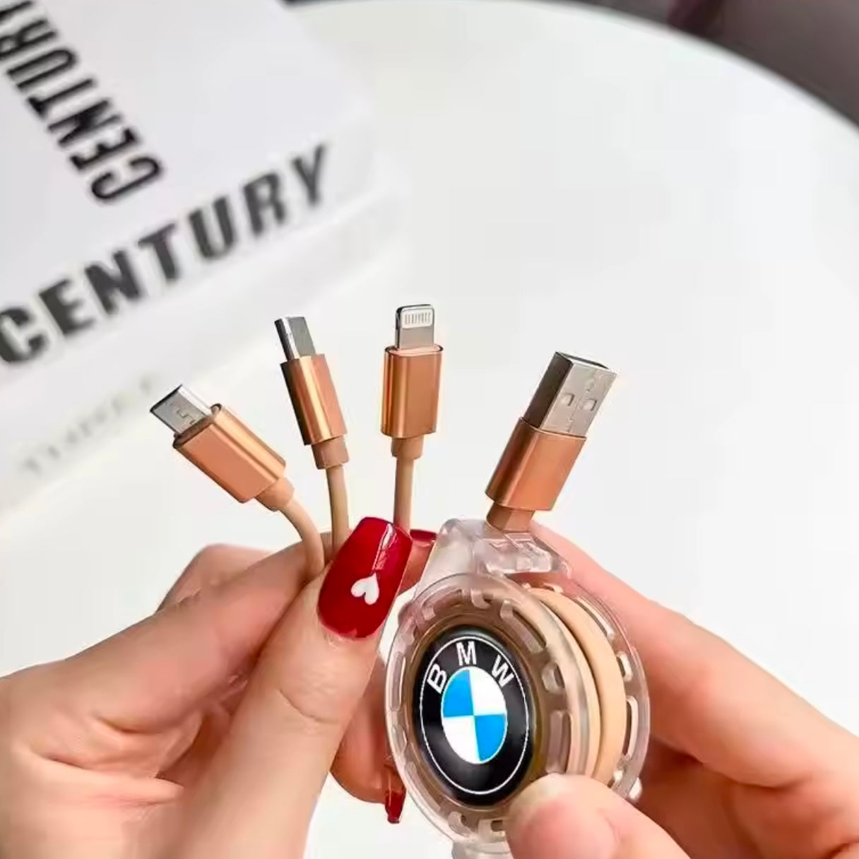 BMW 3-in-1 USB Data cable/chargee