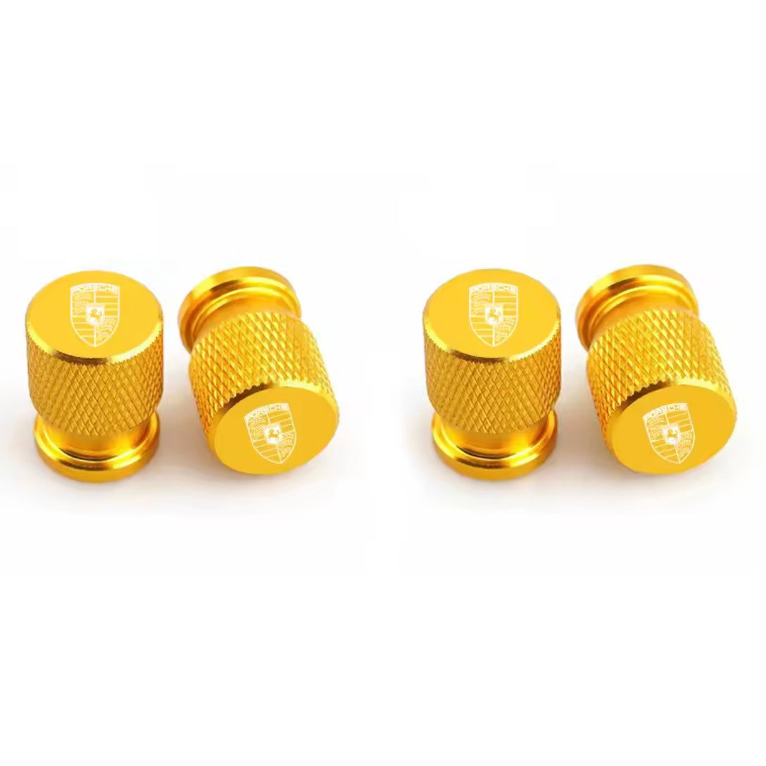 Porsche Macan Aluminum Alloy Tire Valve Stem Caps