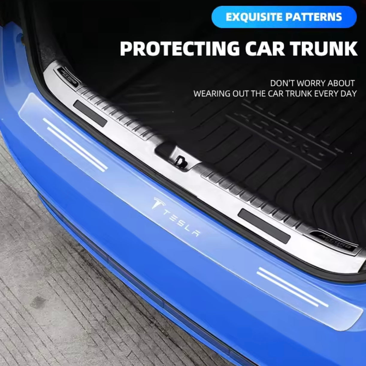 Tesla - Rear Trunk Protection Transparent Protector