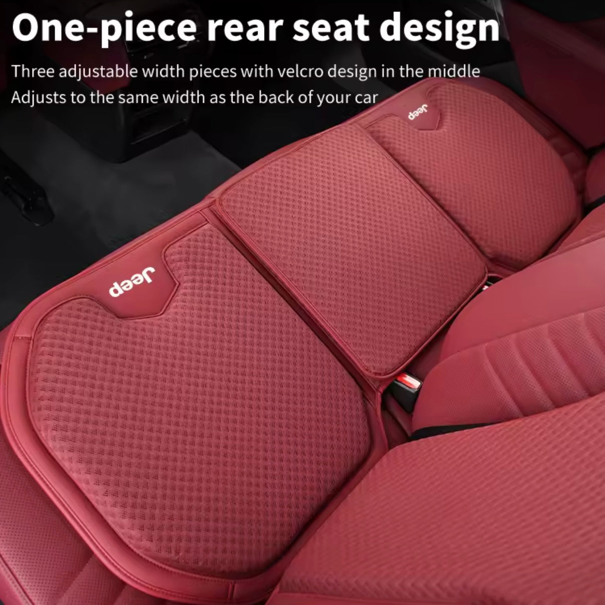 Jeep - Front & Rear Seat Covers with Anti-Slip Mat