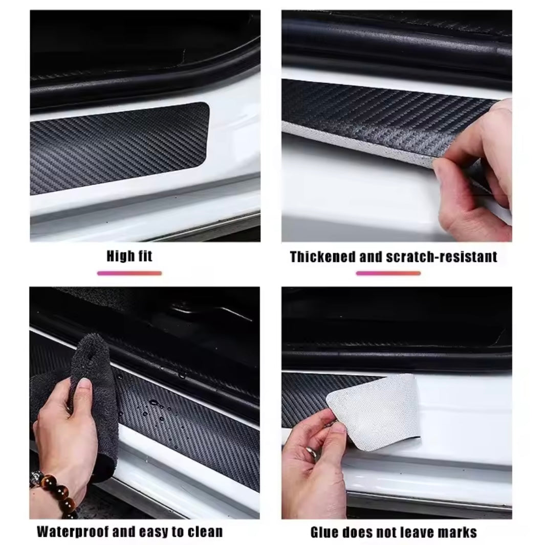 Fiat 500X - Carbon Fiber Protective Door Sill Sticker