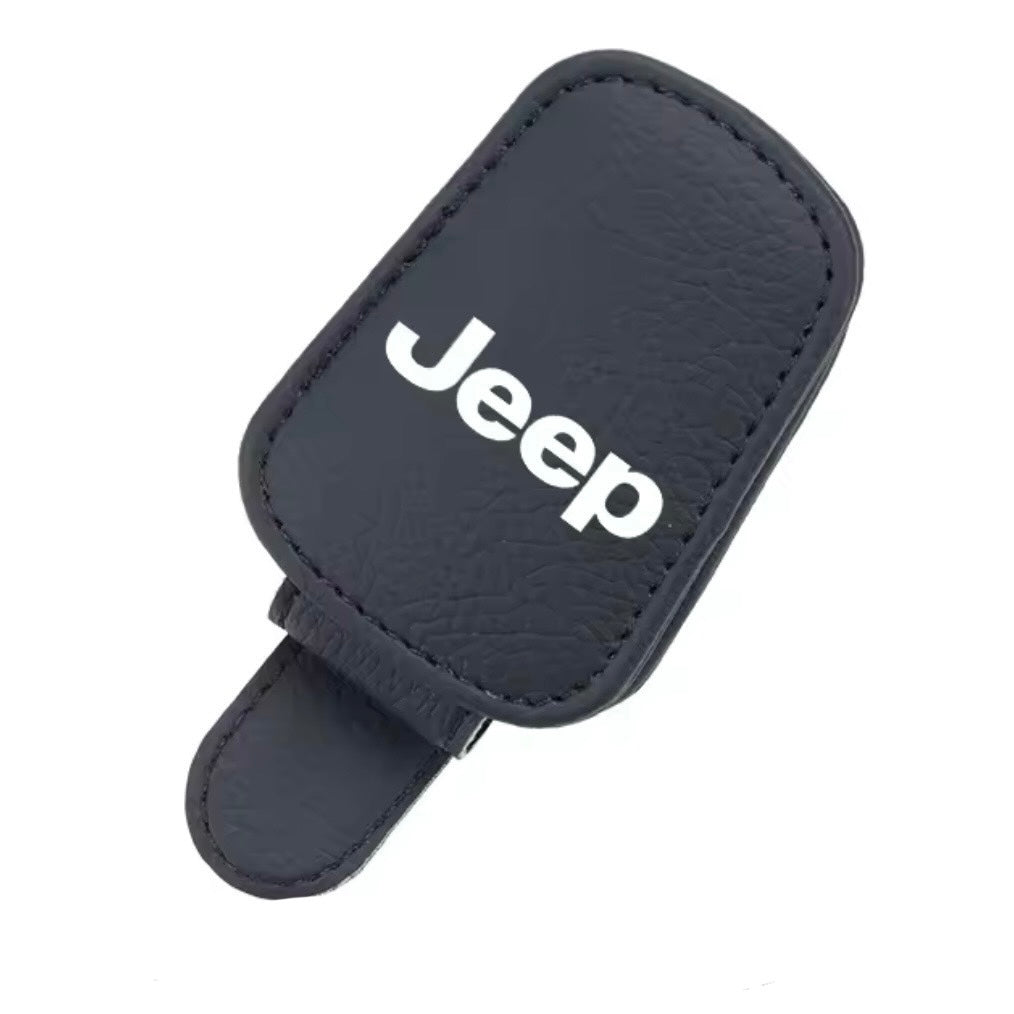 Jeep - Car Visor Glasses Holder & Card Organizer