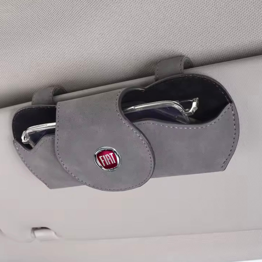 Fiat 500 Car Sun Visor Sunglasses Storage case