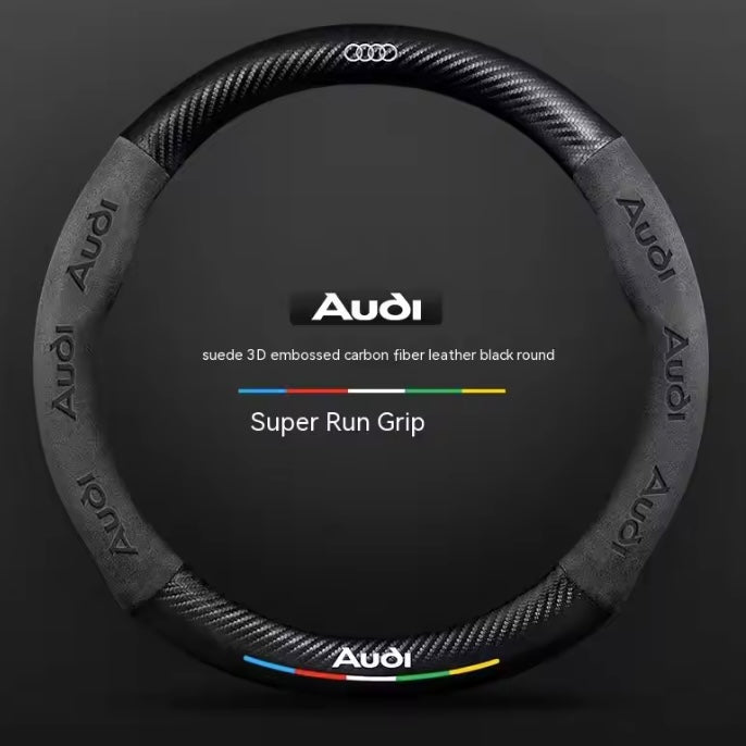 Audi Suede Leather Steering Wheel Cover