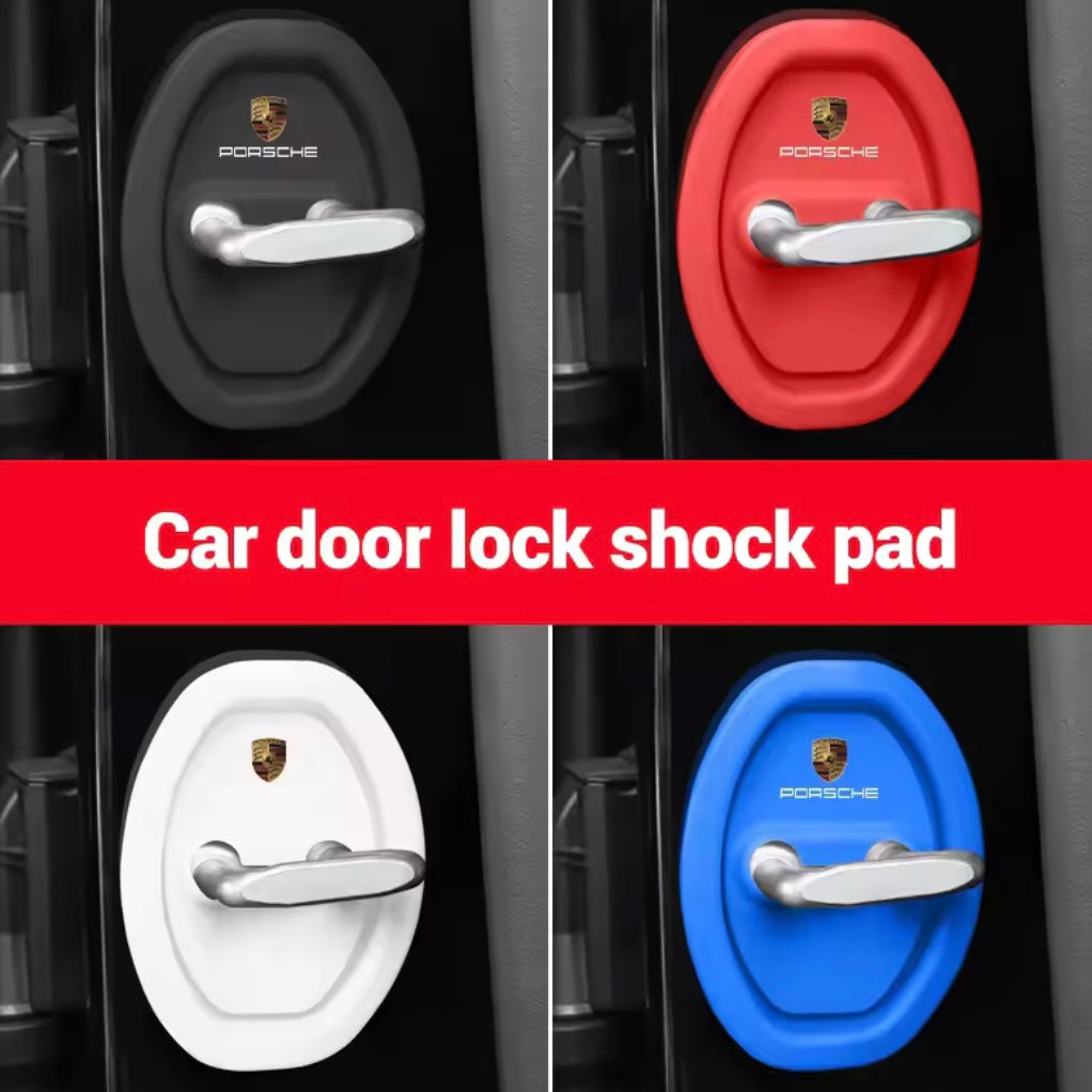 Porsche 7x9cm Silicone Door Lock Protector Cover