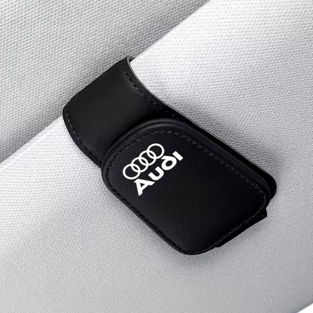 Audi Leather Sunglasses Clip