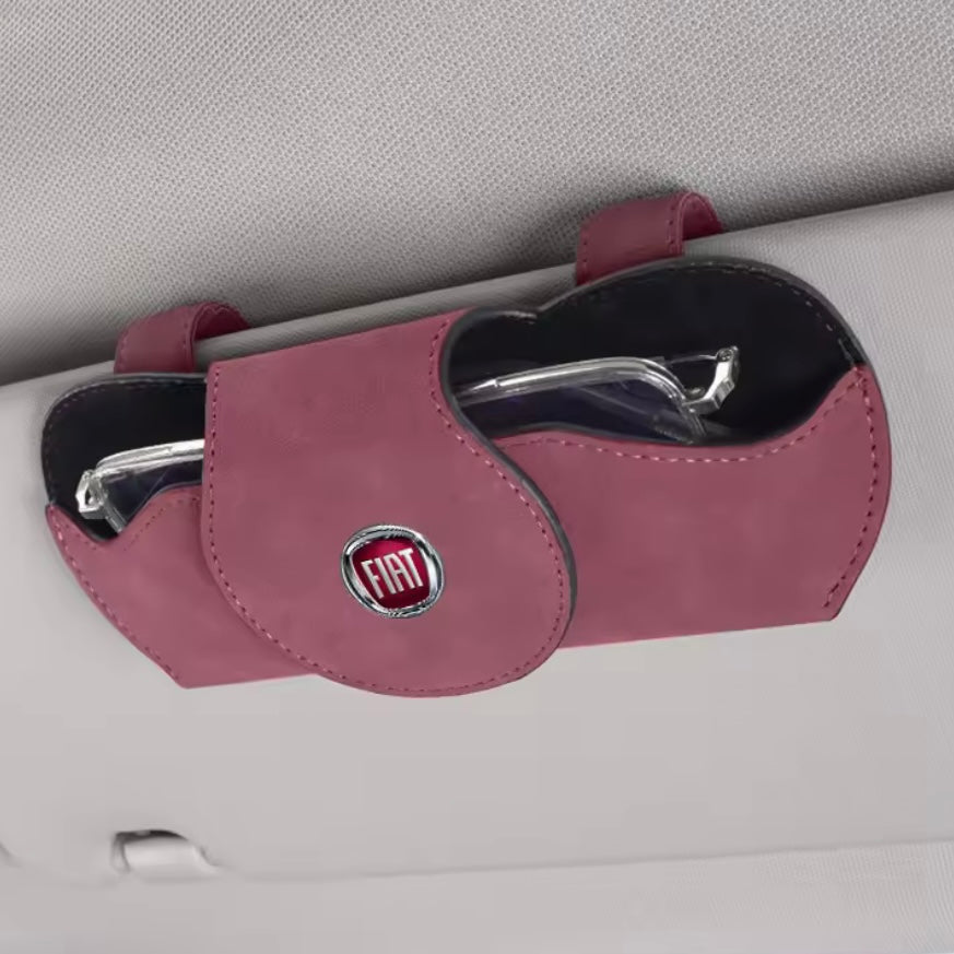 Fiat 500 Car Sun Visor Sunglasses Storage case