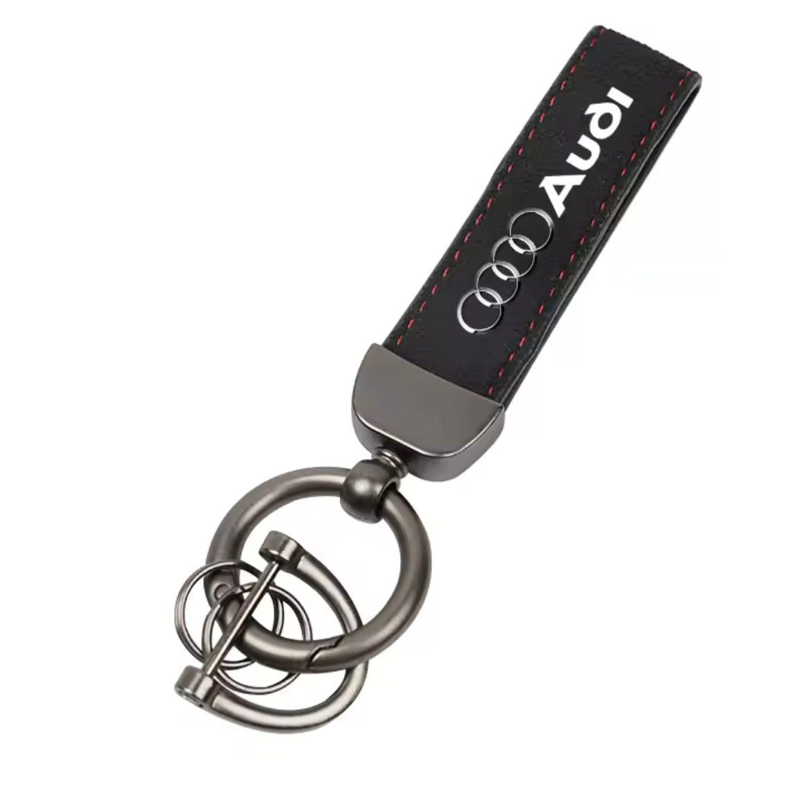 Audi Suede Keychain with Logo