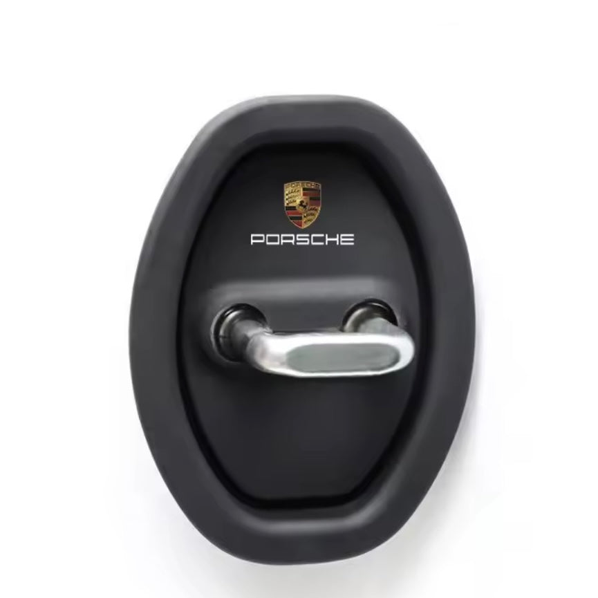 Porsche 7x9cm Silicone Door Lock Protector Cover