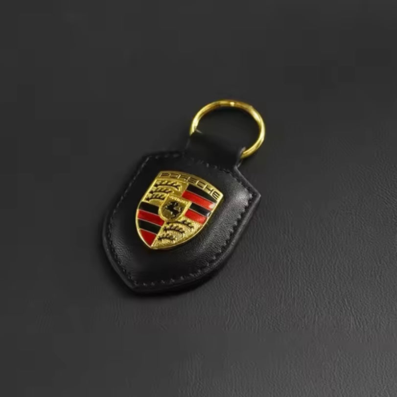 Porsche Macan Leather Keychain