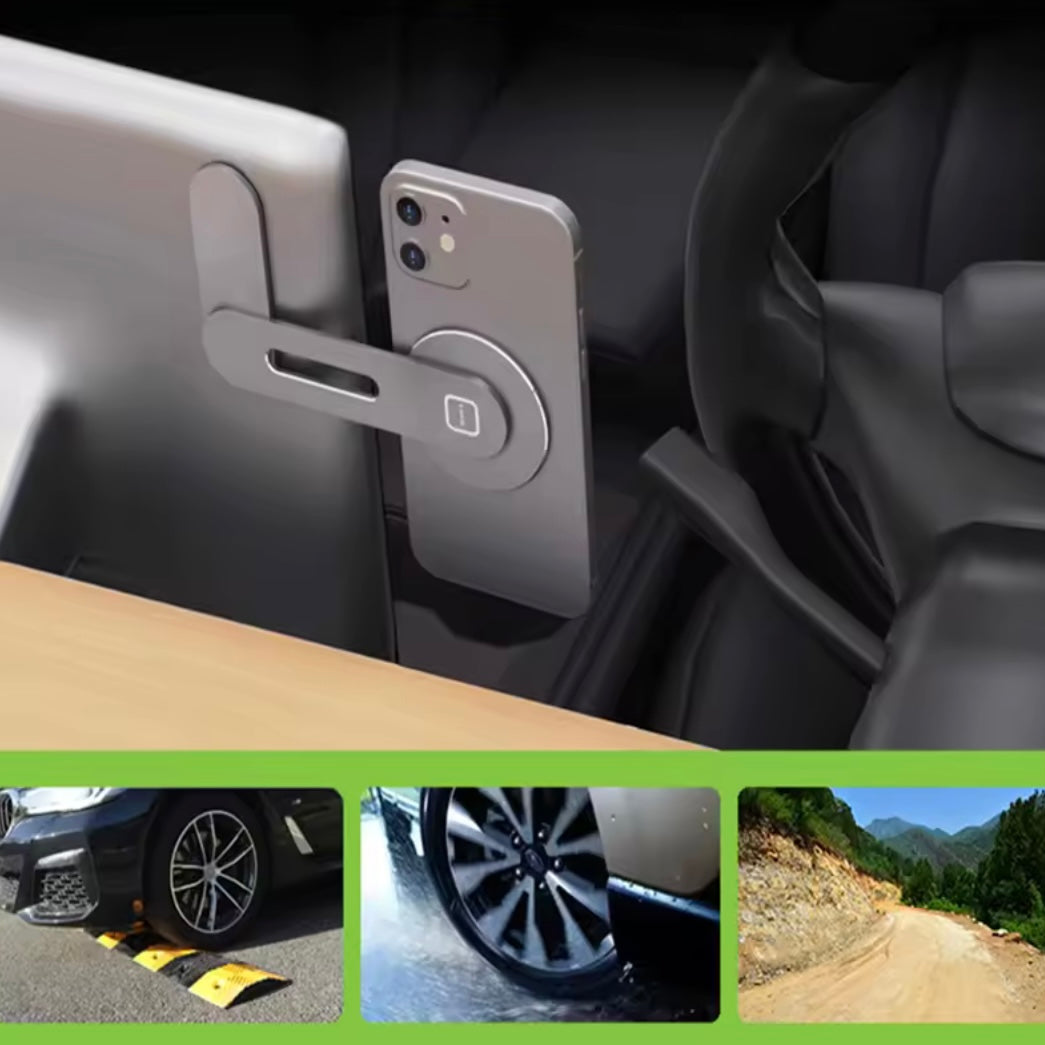 Tesla - Magnetic Wireless Charger Phone Mount