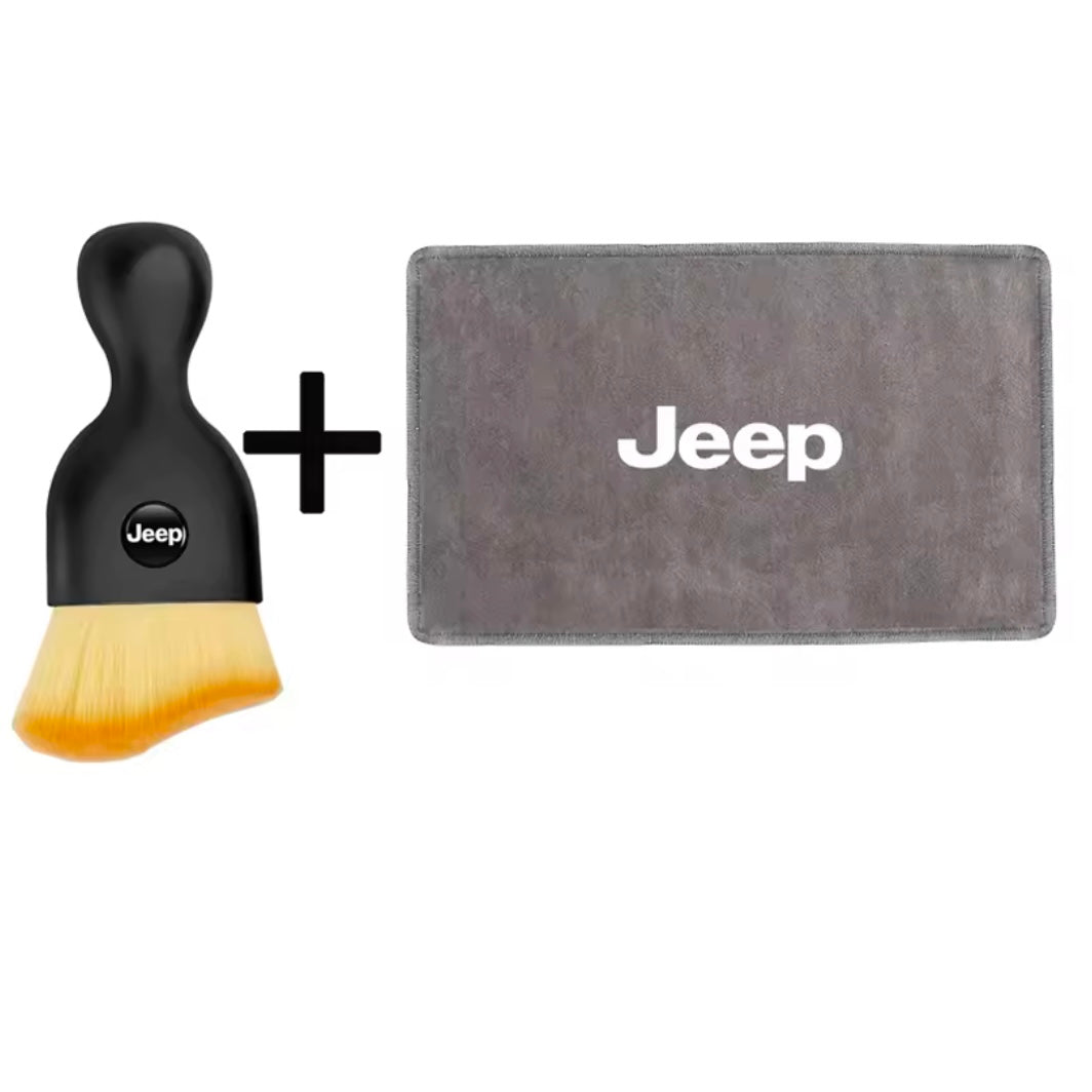 Jeep - Soft Cleaning Brush + Microfiber cloth