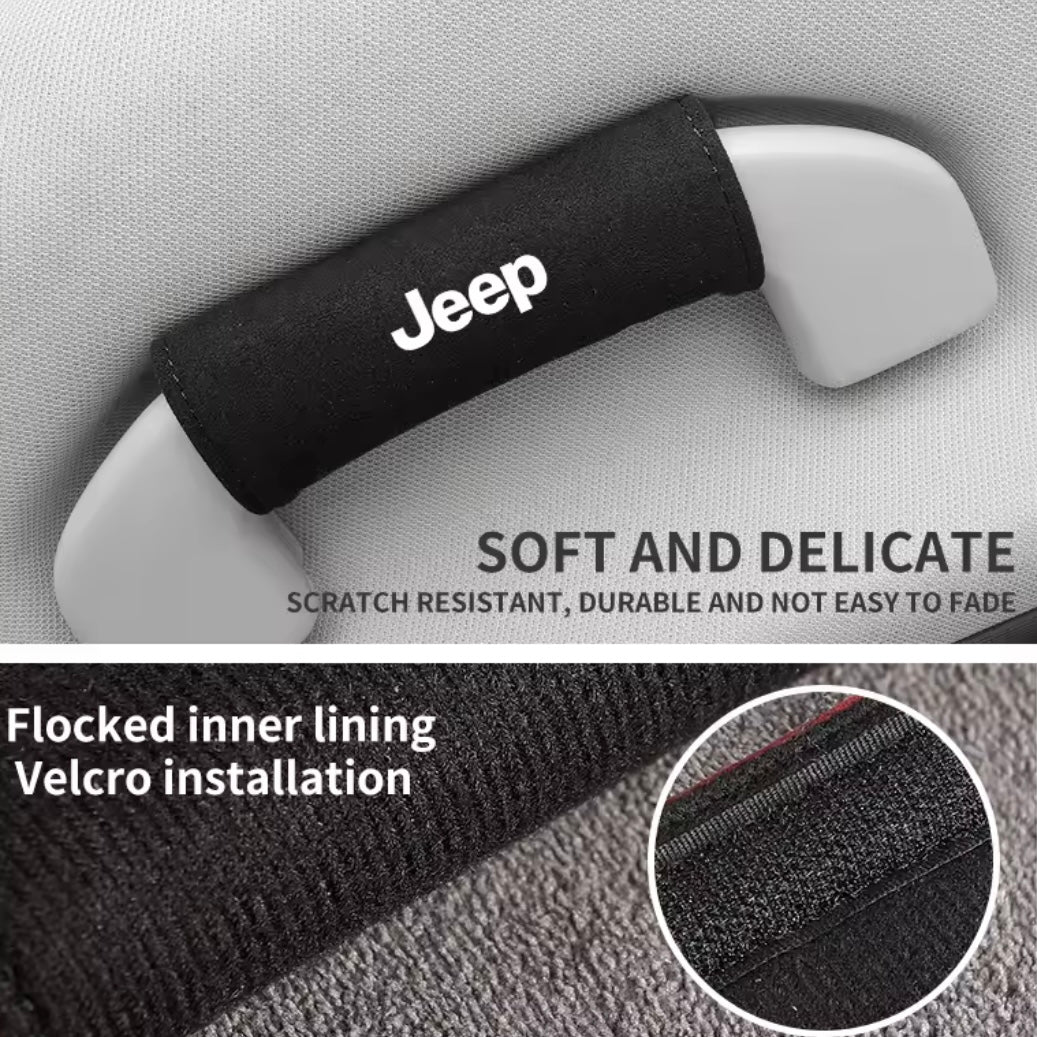 Jeep - Suede Leather Car Door Handle Cover