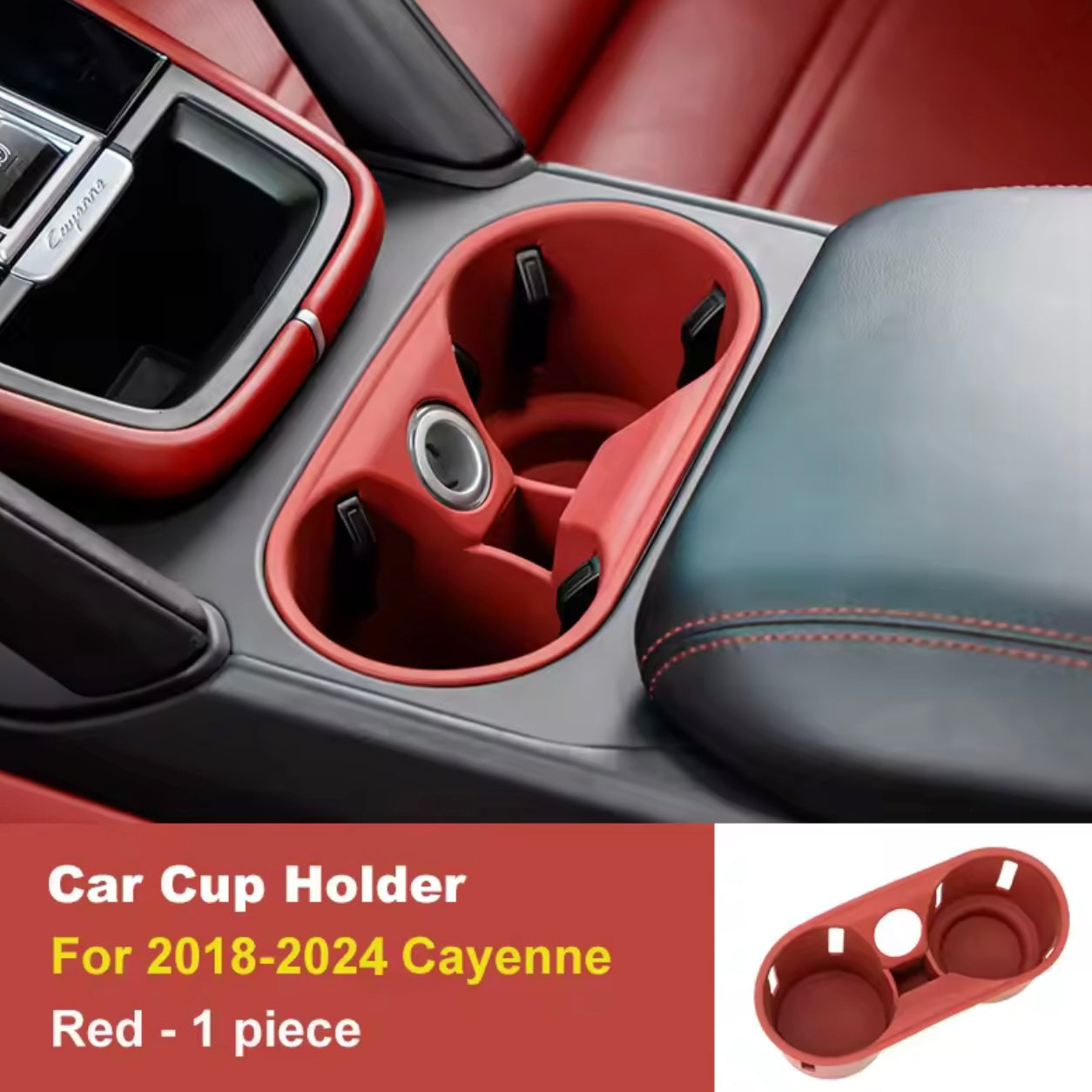 Porsche Macan - Silicone Drink Holder Insert