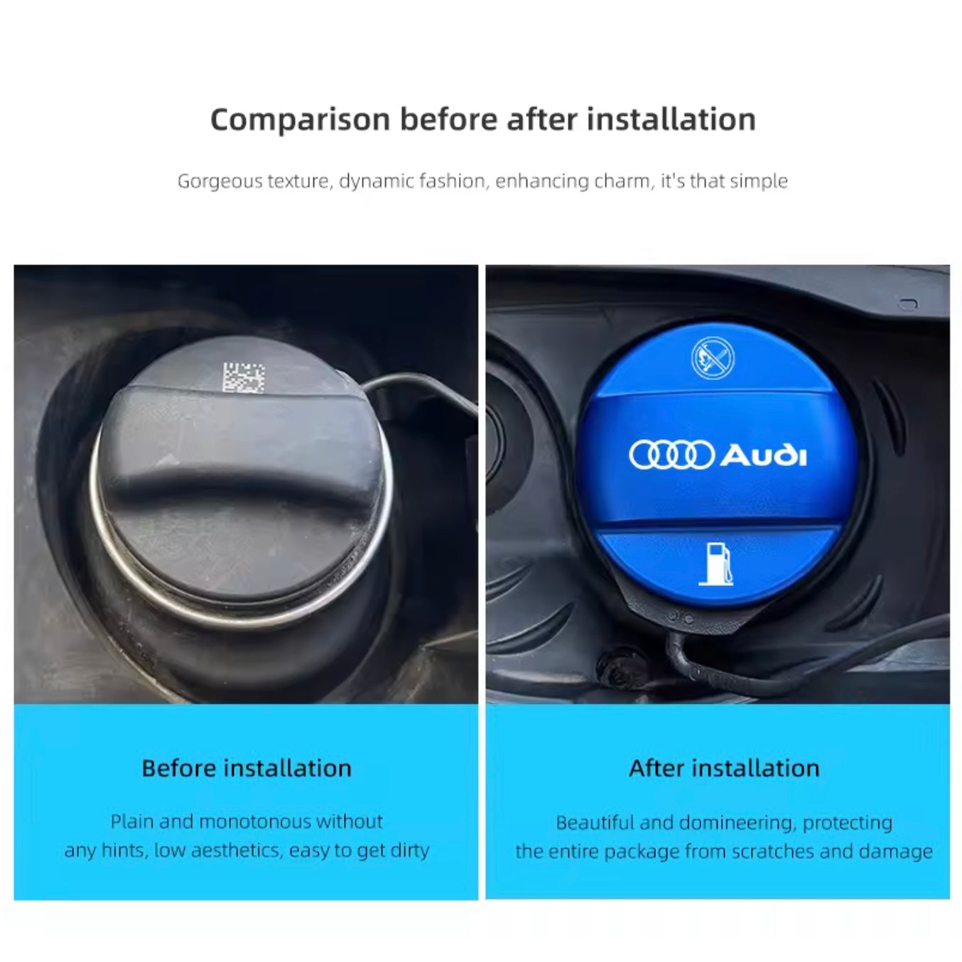 Audi Alluminum Alloy Fuel Cap