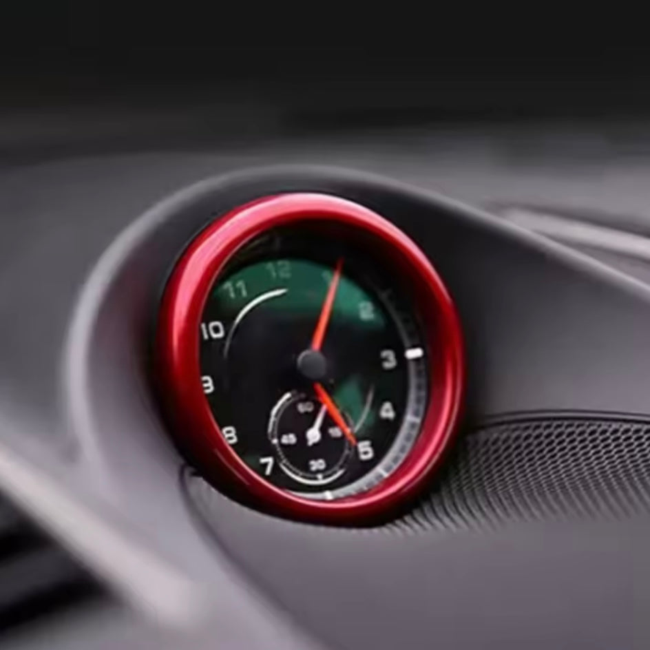 Porsche Macan Car Clock Decorative Ring