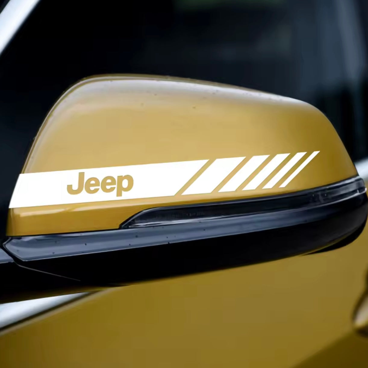 Jeep - Rearview Mirror Decal Stickers