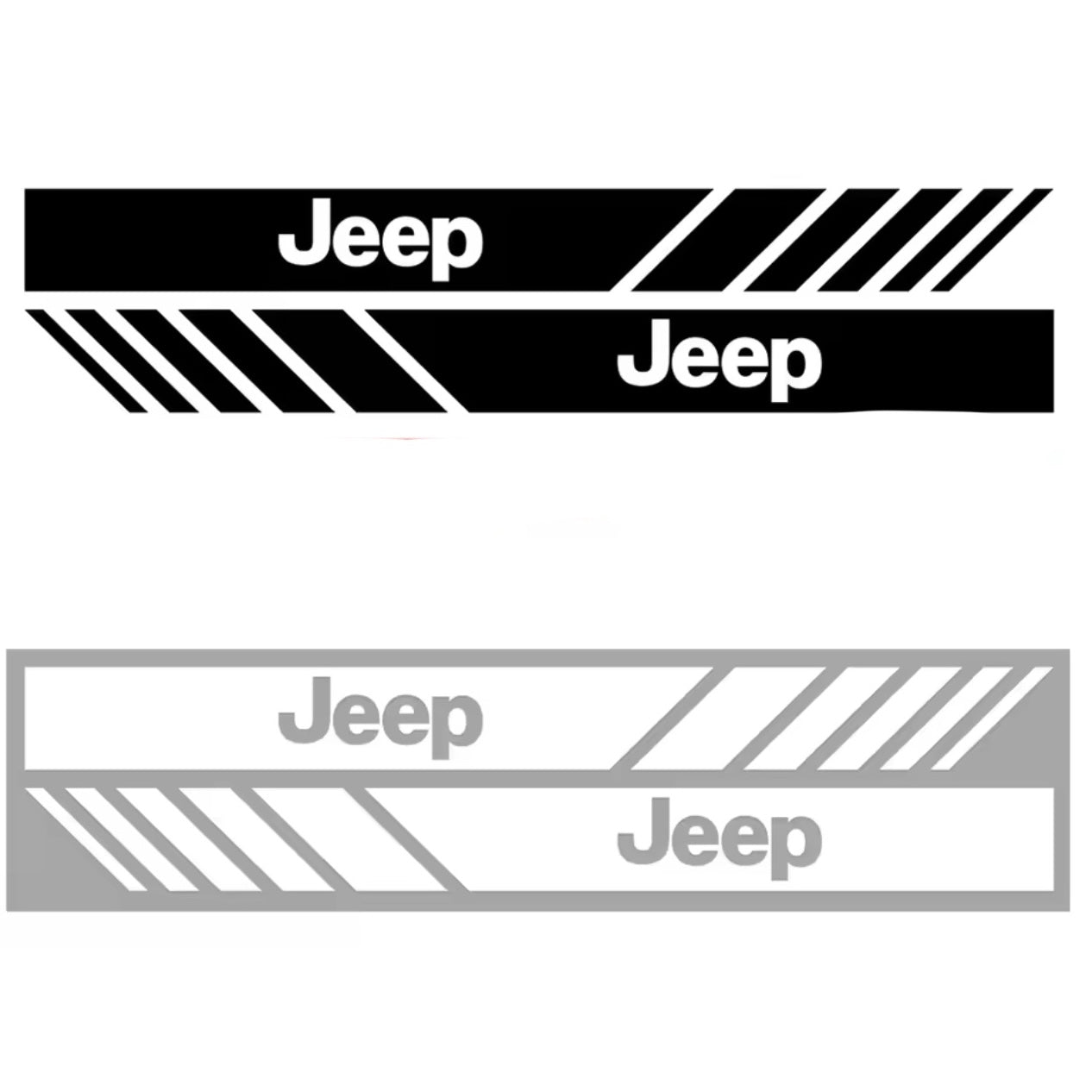 Jeep - Rearview Mirror Decal Stickers