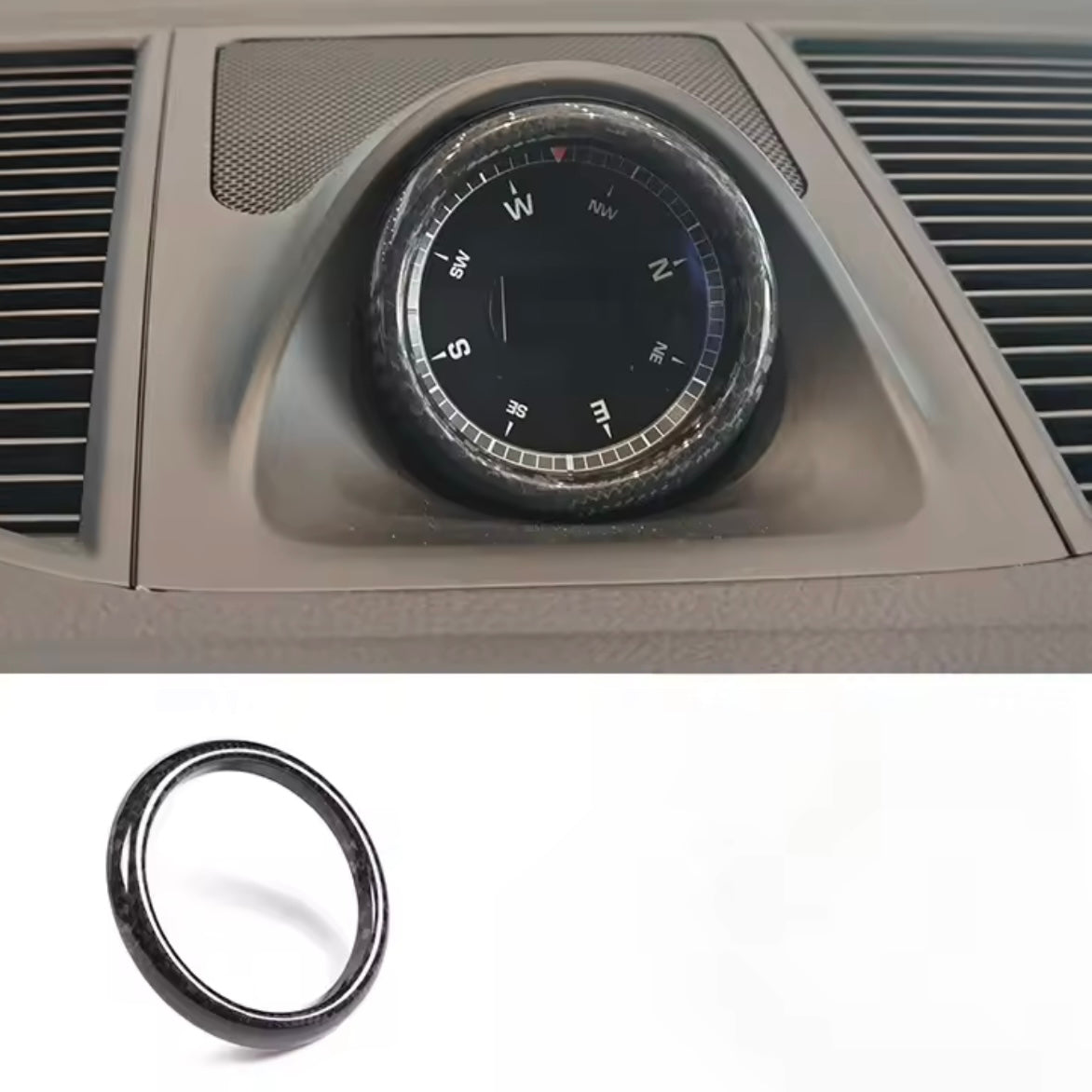 Porsche Macan Car Clock Decorative Ring