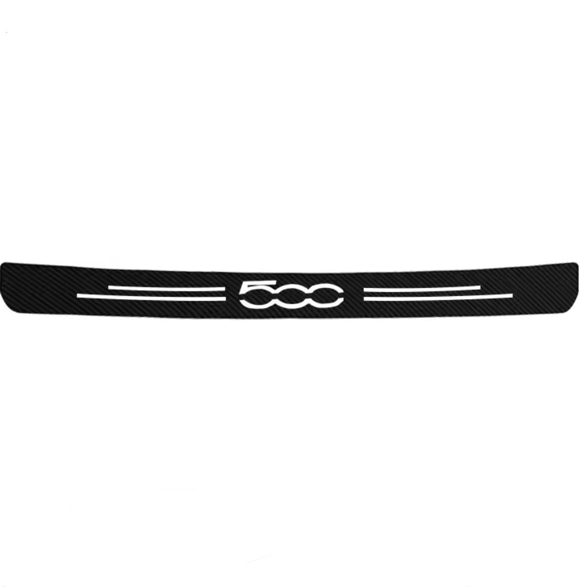 Fiat 500 Rear Trunk Door Bumper Plate Protection