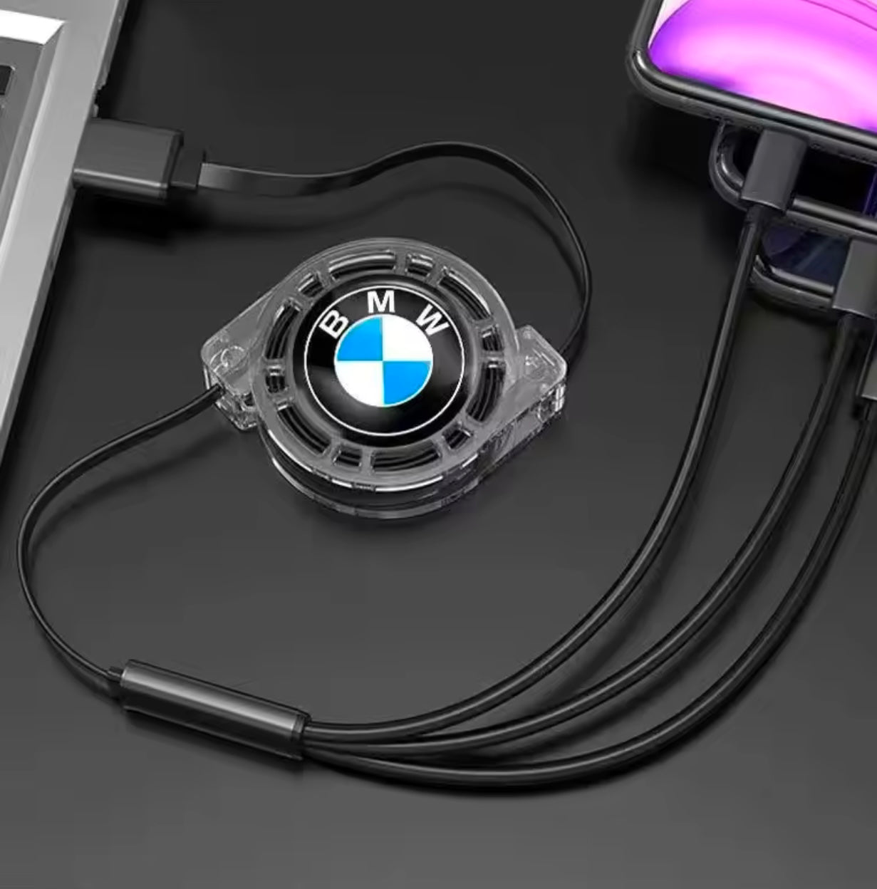 BMW 3-in-1 USB Data cable/chargee