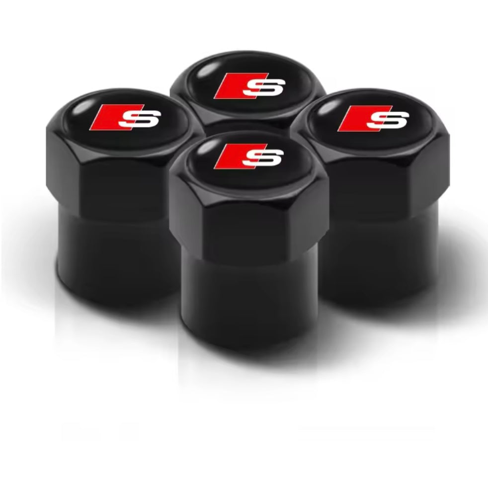 Audi Aluminum Valve Stem Caps