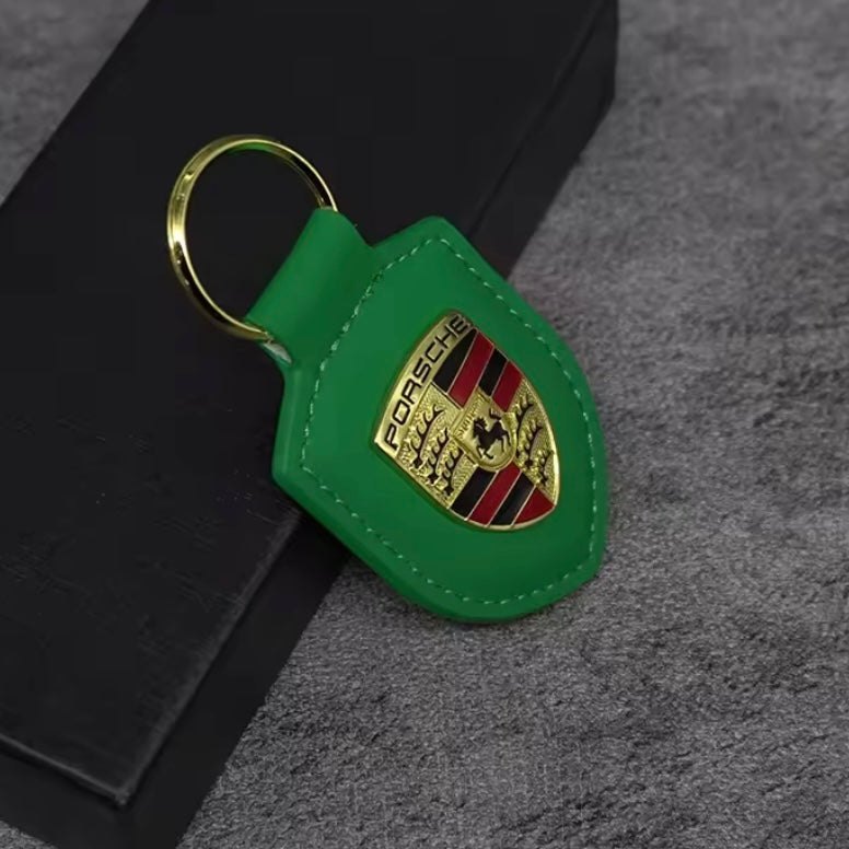 Porsche Macan Leather Keychain