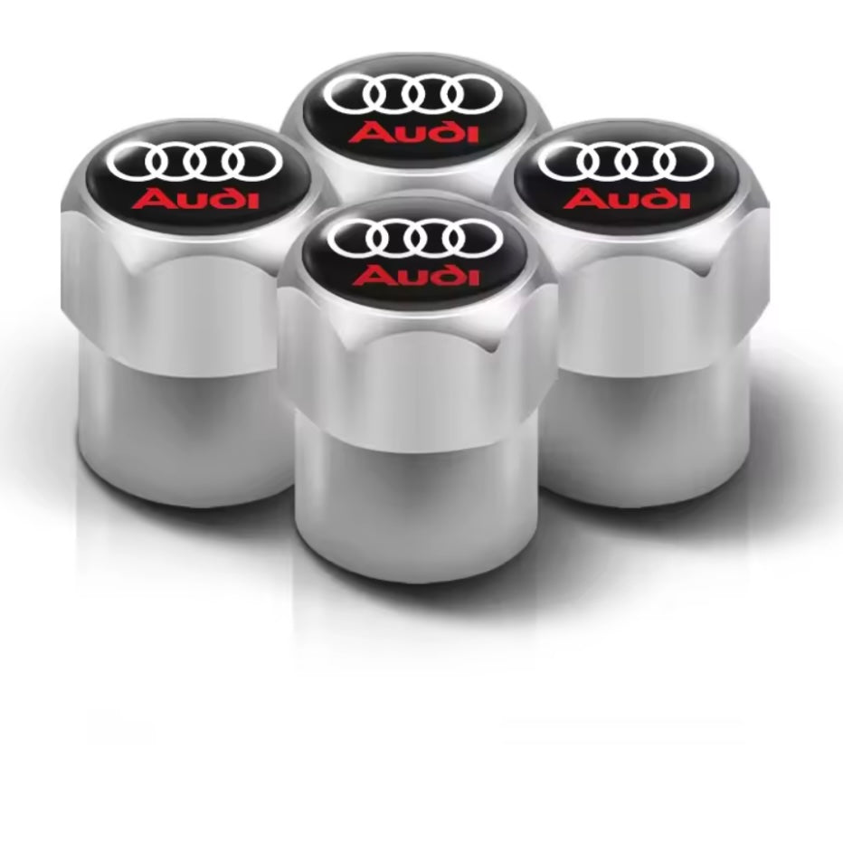 Audi Aluminum Valve Stem Caps