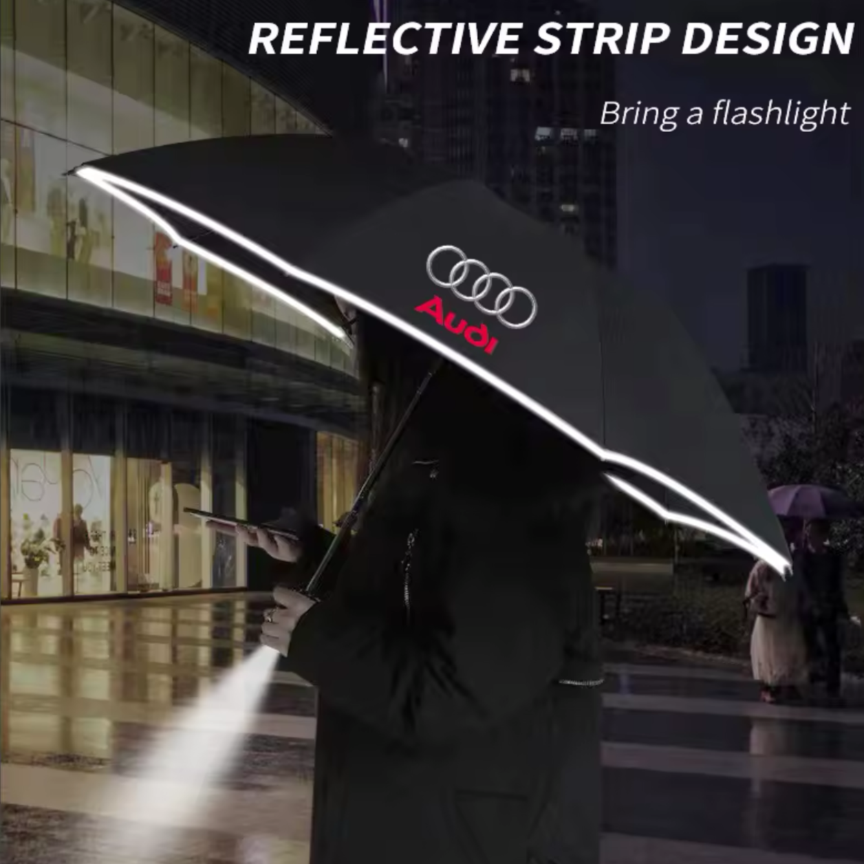 Audi LED Automatic Folding Umbrella