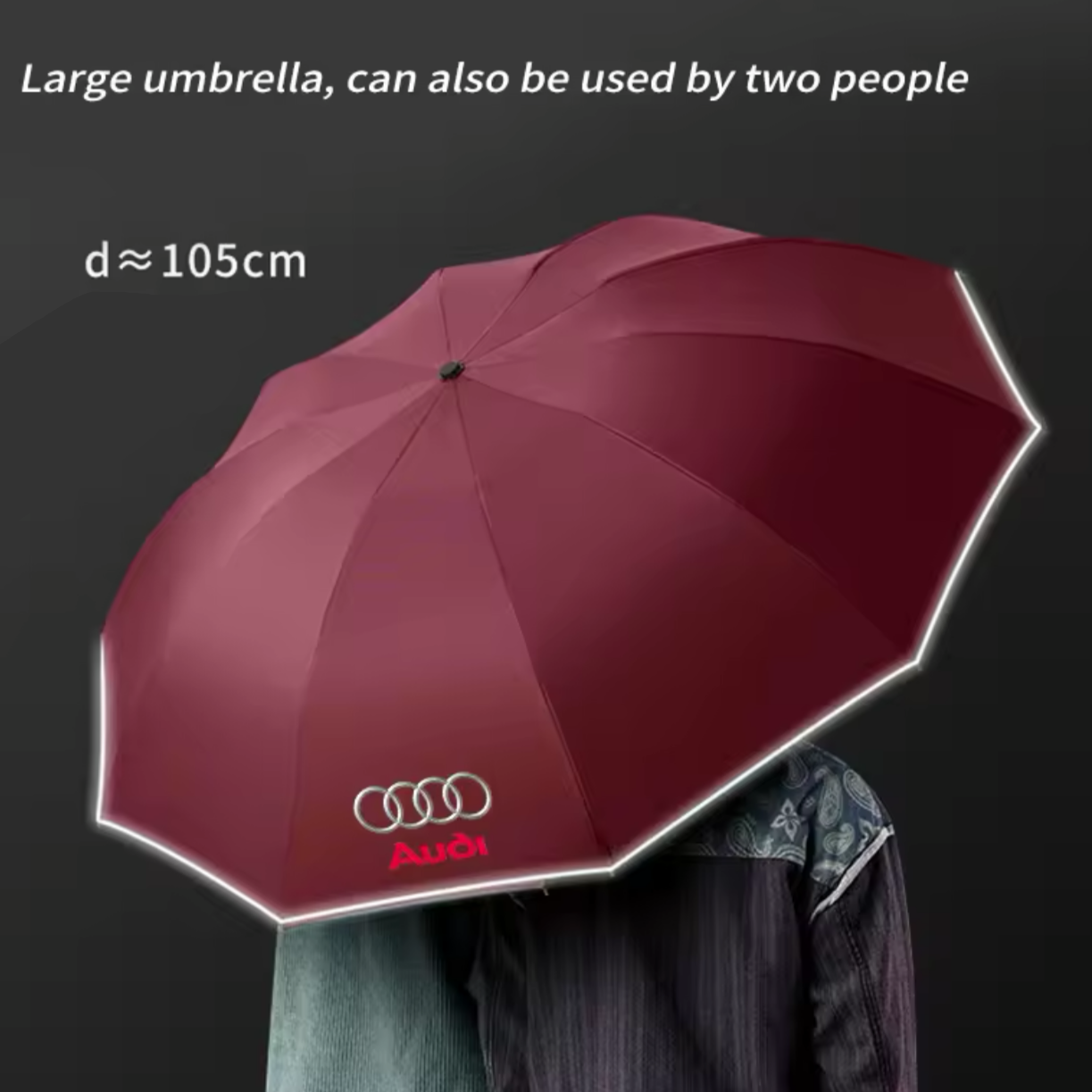 Audi LED Automatic Folding Umbrella