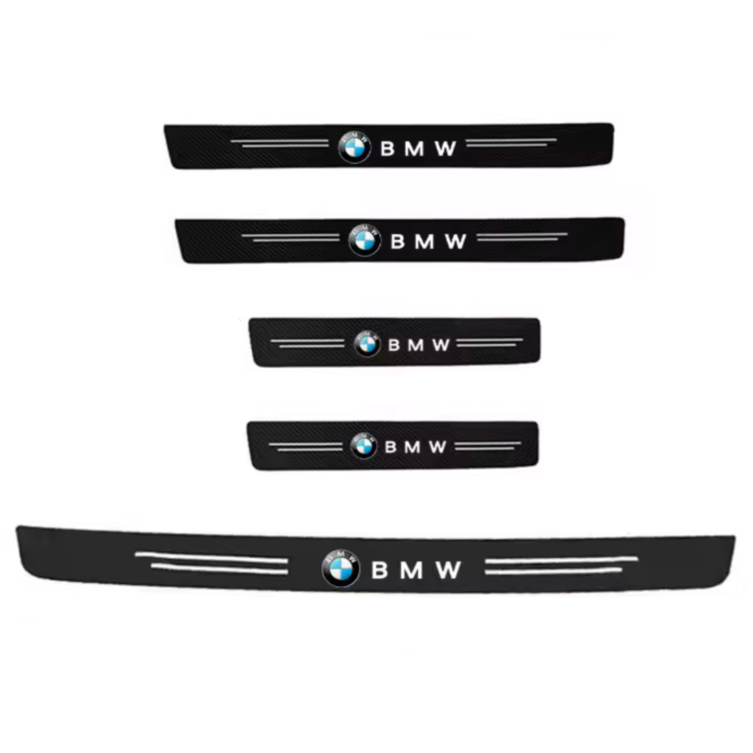 BMW Carbon Fiber Door Welcome Plate